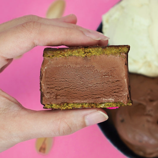 Set V18 Valrhona Shimmy Gelato Sandwich x18