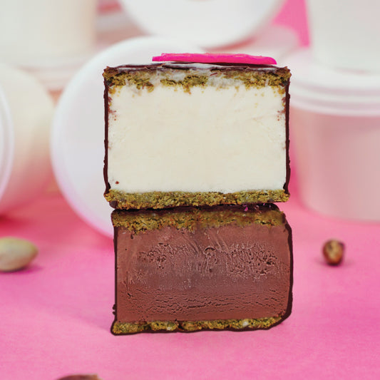 Set X18 Valrhona | Vanilla Shimmy Gelato Sandwich 9+9